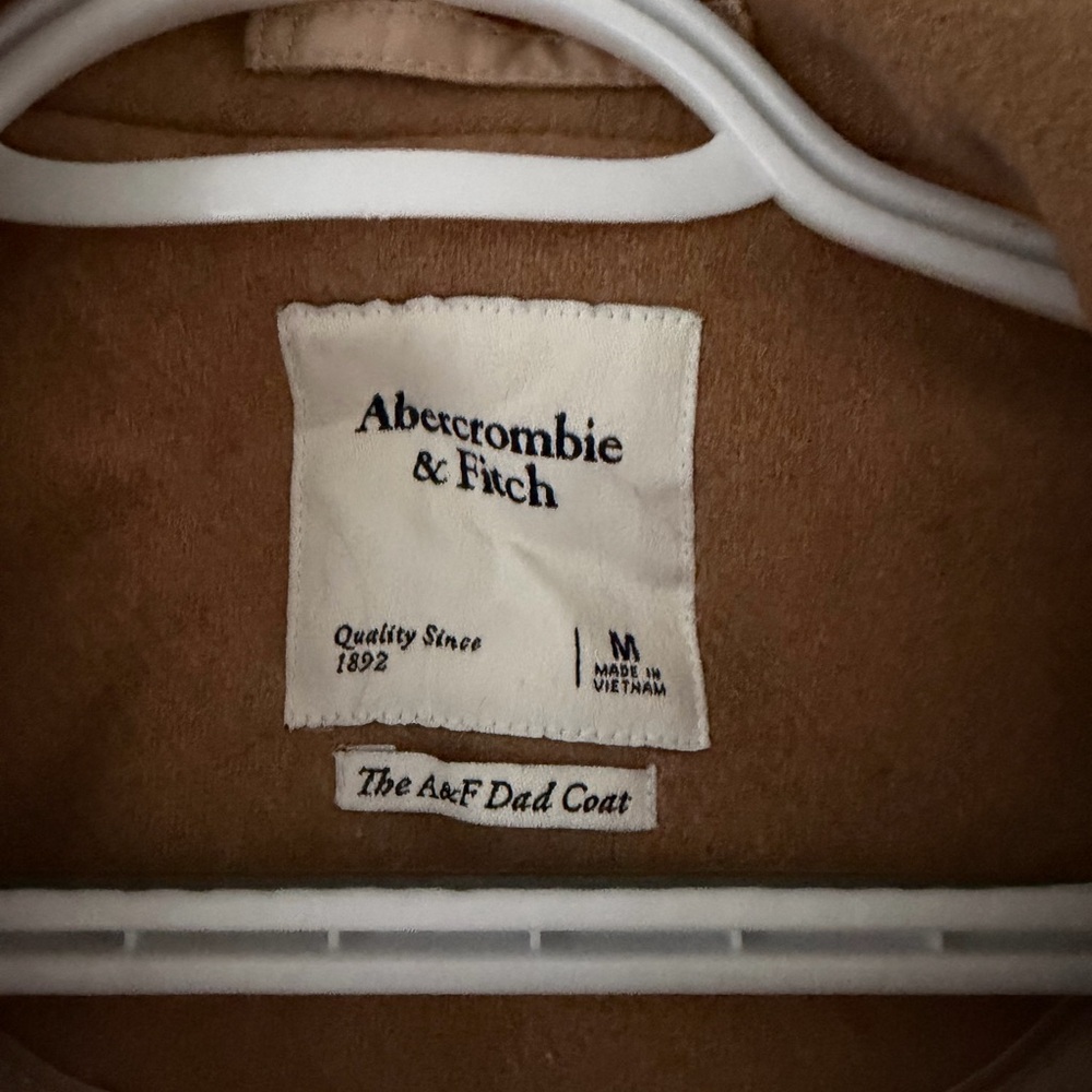 Abercrombie & Fitch Camel Brown “Dad” Coat - Picture 2 of 5